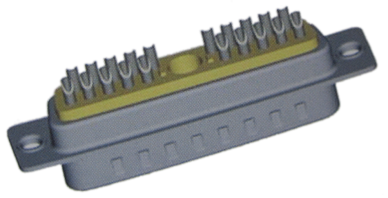Coaxial D-SUB 21W1 MALE Solder Cup